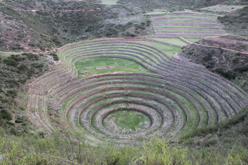 Andenes Circulares Moray  Cusco Peru