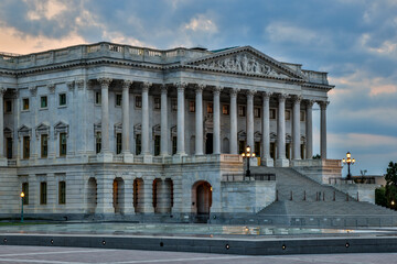 Naklejka premium USA, District of Columbia, Washington. US Capitol