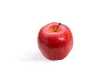 red apple isolated on white