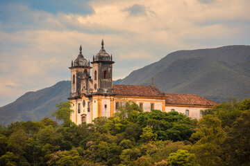 Fototapeta na wymiar Church of São Francisco de Paula, Ouro Preto, Minas Gerais, Brazil