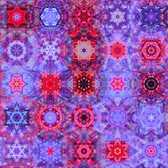 Fototapeta na wymiar Colorful Red and Blue Festive looking holographic background Wallpaper