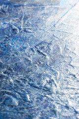 Naklejka premium Blue brush strokes