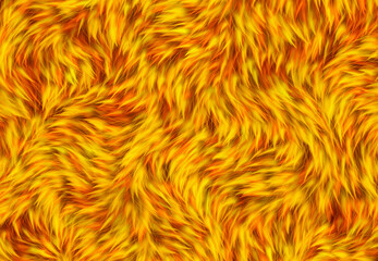 background of golden colored fur or wool