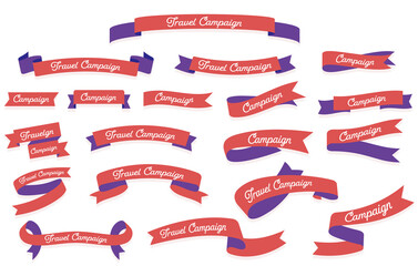 かわいいシンプルリボンセット