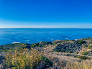 A View of the Pacific Ocean from the Hills Above - Point Loma, San Diego