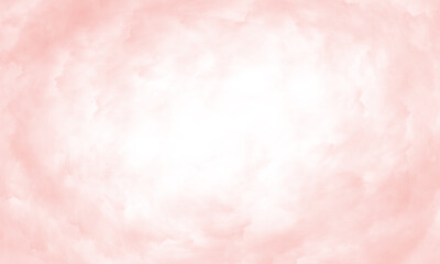 Abstract translucent watercolor background in pink tones. Copy space, horizontal banner.