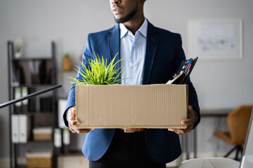 Fired Employee With Box