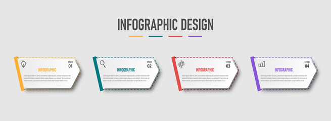 Infographic vector design template
