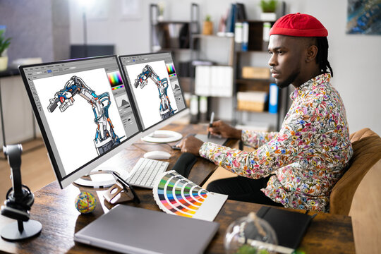 African Graphic Web Designer