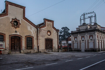 Ancient industrial village with factory unesco reward