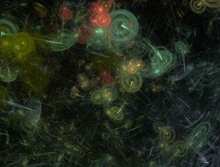 Imaginatory fractal abstract background Image