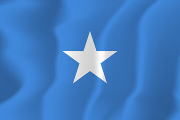 Somalia national flag soft waving background illustration