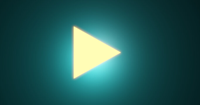 Render with green background with glowing arrow