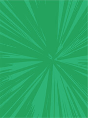 Green Speedlines Vector for Comics and Manga