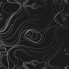 Luxury dark silver abstract background with lines texture,design for fabric, packaging, Internet, hand drawing Outline vector illustration.