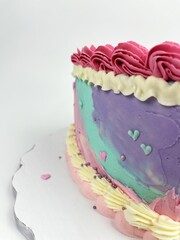 Pastel vintage de corazón