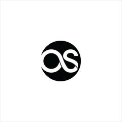 letter s logo vector template block