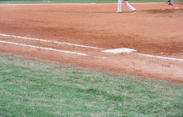 outdoor baseball field in a day time