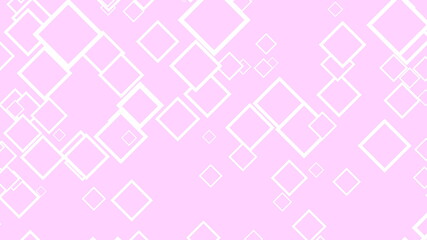 シンプル ひし形 パーティクル イラスト パステルピンク [別Verあり]