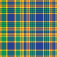 Rainbow Plaid Tartan Checkered Seamless Pattern