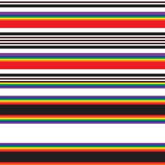 Double Rainbow Striped seamless pattern design