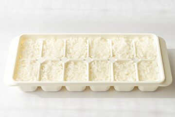 赤ちゃん用に小分けして冷凍したご飯