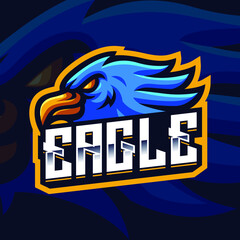  Eagle Head Mascot Gaming Logo Template