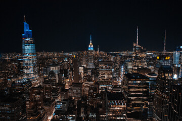 Fototapeta premium New York City Skyline from Rockefeller Center