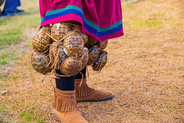People performance traditional dance in Chickasaw Cultural Center
