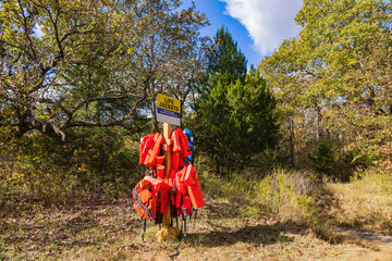 Fall color of the Osage Hills State Park