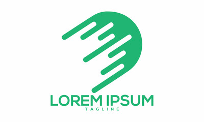 Unique digital logo Modern and minimalist vector and abstract logo