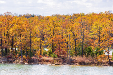 Beautiful landscape of Lake Murray State Park