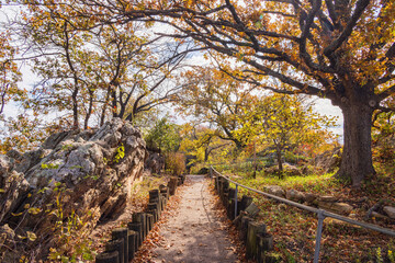 Beautiful landscape of Lake Murray State Park