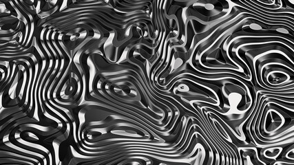 Fototapeta premium Movement diagram of positive thoughts. 3D Rendering.