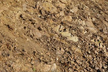 surface of shale sedimentary rock  in the nature.