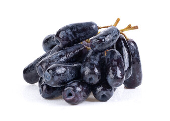 Grapes on a white