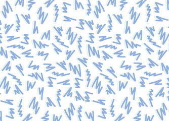 Simple background with purple cute zigzag line pattern