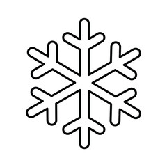 Snowflake Vector icon which is suitable for commercial work and easily modify or edit it


