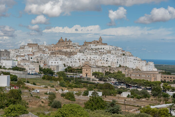 Ostuni Puglia streets buildings