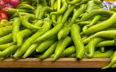 Organic Fresh Vegetable Green Pepper