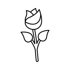 Red flower Vector icon which is suitable for commercial work and easily modify or edit it

