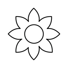 Flower Vector icon which is suitable for commercial work and easily modify or edit it

