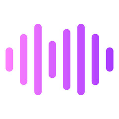 frequency gradient icon