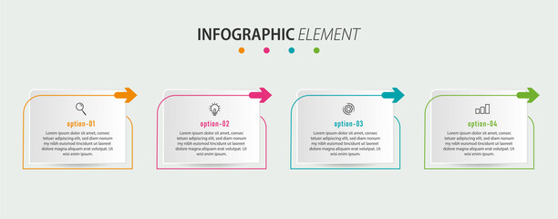 Presentation business  Infographic element template process diagram, presentations, workflow layout, banner, flow chart, info graph