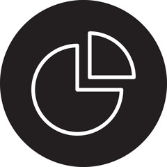 circular diagram glyph icon