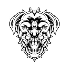 Dog Head Animal Silhouette