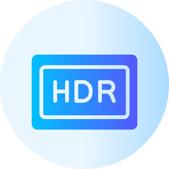 hdr gradient icon