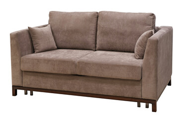 Sofa isolated on white background. Including clipping path