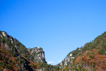 Naklejka premium 11月の昇仙峡02