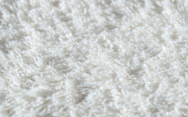 Fototapeta na wymiar Soft white carpet texture. Background
